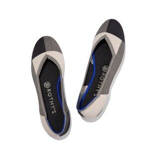 Rothy’s “The Flat” Captoe Dove Grey 6.5